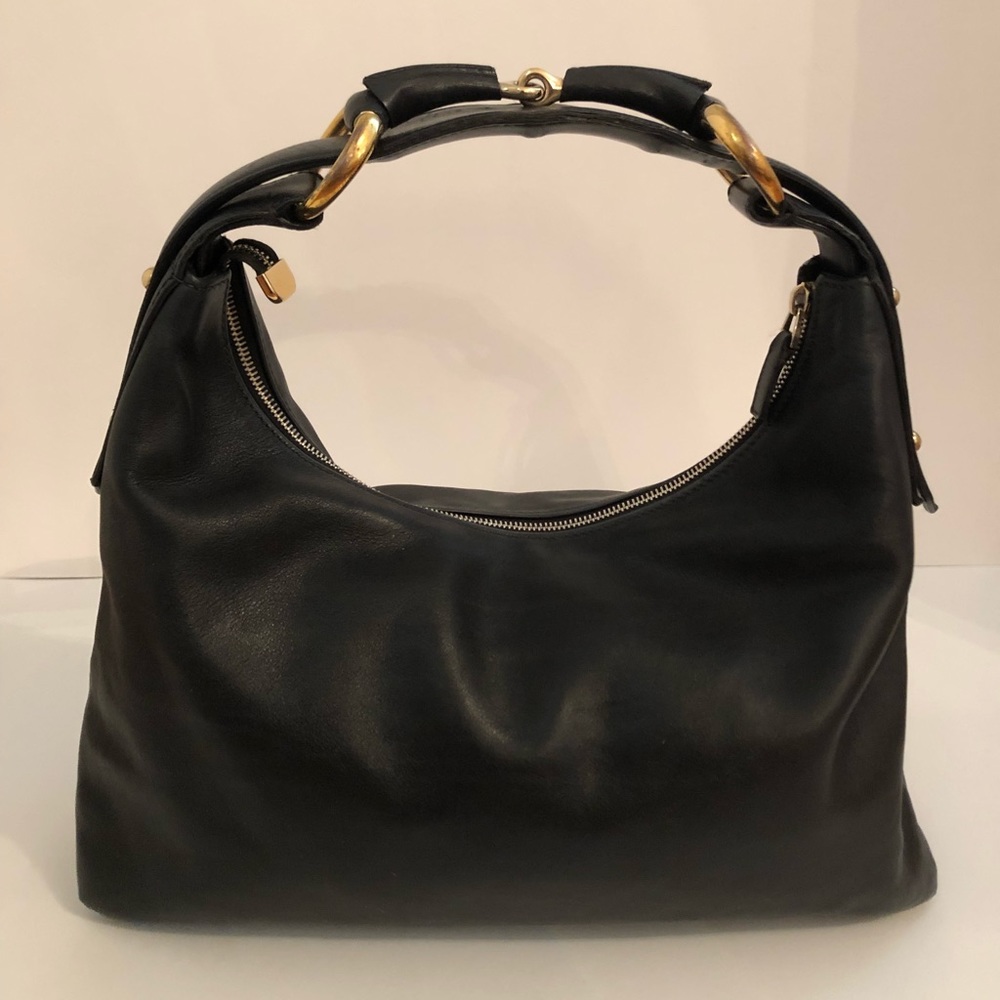 Gucci horse-bit hobo bag